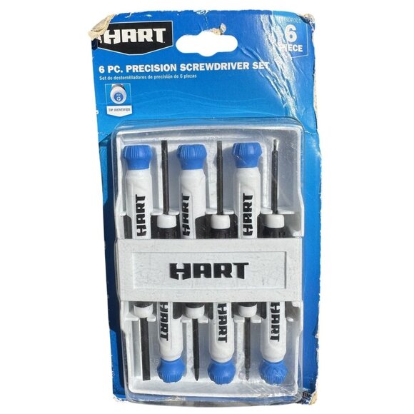 Hart 6 Pc. Precision Screwdriver Set With Comfort Grip & Anti-Roll Design - Picture 2 of 6